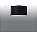Lampadario Otto 50 Nero Sl. 0746 - Minimalista Lampada A Soffitto Nero 30x50x50 Cm - Foto miniatura 2