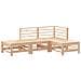 Set Salotto da Giardino 4 pz in Legno Massello di Pino - Foto miniatura 2