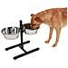 Ciotole Per Animali Domestici Con Supporto 2x2,8 L 43 Cm Nero - Foto miniatura 4