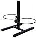 Ciotole Per Animali Domestici Con Supporto 2x2,8 L 43 Cm Nero - Foto miniatura 7