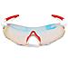 Sunelation Occhiali Da Sole Sportivi Bianco /rosso - Foto miniatura 3