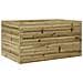 Fioriera Da Giardino 90x60x45,5 Cm In Legno Di Pino Impregnato - Foto miniatura 2