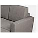Divano Yasel 2 Posti (due Sedute Da 60cm) + Pouf Misure Esterne L. 152 P. 155 Colore Grigio - Foto miniatura 2