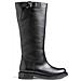Long Boot Flat Stivali Pelle Scarpe Donna Nero Eu 39, 1-25506-43 003 - Foto miniatura 1