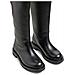 Long Boot Flat Stivali Pelle Scarpe Donna Nero Eu 39, 1-25506-43 003 - Foto miniatura 2