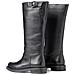 Long Boot Flat Stivali Pelle Scarpe Donna Nero Eu 39, 1-25506-43 003 - Foto miniatura 3