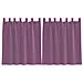 Tende In Voile Con Passanti 2 Pz Viola 140x140 Cm - Foto miniatura 1