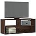 Mobile Tv Rovere Marrone 100x31x39,5 Cm In Truciolato E Metallo - Foto miniatura 1