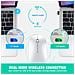 Mouse Wireless Bluetooth Dual Mode Per L'uso Multi-dispositivo White - Foto miniatura 3