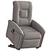 Poltrona Alzapersona Reclinabile Elettrica Tortora in Tessuto - Foto miniatura 2
