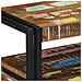 Tavolini Multicolore 120x33x75 cm in Legno Massello di Recupero e Metallo - Foto miniatura 8