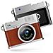 Mini Fotocamera Luminosa: Registrazione Hd 1080p, Schermo Ips Da 0.96"" E Design Retro Brown - Foto miniatura 1