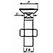 Bullone Tspqst M10x40 90° Con Dado Confezione Da 50 Pezzi - Foto miniatura 2