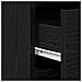 Tavolo da Trucco 3 pcs Nero 50 x 41 x 135 cm Legno multistrato - Foto miniatura 9