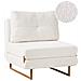Divano Letto Singolo Jerslev Bouclé Bianco Sporco - Foto miniatura 2