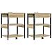 Mobiletti da Notte 2 pcs rovere sonoma 41 x 31 x 51 cm - Foto miniatura 1