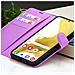 Custodia A Portafoglio Per Samsung Galaxy S22 Plus Con Supporto E Linguetta, Viola - Foto miniatura 2