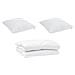 Piumone con cuscino 3 pcs Bianco 200 x 220 cm Microfibra - Foto miniatura 1