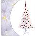 Albero di Natale artificiale Bianco 150 cm PVC e Acciaio - Foto miniatura 1