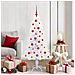 Albero di Natale artificiale Bianco 150 cm PVC e Acciaio - Foto miniatura 2