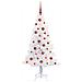 Albero di Natale artificiale Bianco 150 cm PVC e Acciaio - Foto miniatura 3