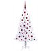 Albero di Natale artificiale Bianco 150 cm PVC e Acciaio - Foto miniatura 4