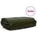 Telo 650g / m² Verde oliva 2 x 3 m Tela con rivestimento in PVC - Foto miniatura 2