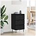 Credenza con cassetto Rovere Nero 40 x 35 x 70 cm - Foto miniatura 4