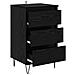 Credenza con cassetto Rovere Nero 40 x 35 x 70 cm - Foto miniatura 5