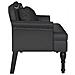 Panca Chesterfield Nero 120,5 x 65 x 75 cm Pelle Sintetica - Foto miniatura 5