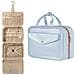 Trousse Da Toilette Da Viaggio Pieghevole Da Appendere - Organizer Cosmetici Piccolo, Impermeabile E Di Grande Capacità Blue - Foto miniatura 1