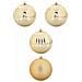 Set di Palle di Natale 4 pcs Oro Plastica - Foto miniatura 1