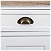 Comodino In Legno Bianco 41,5x35x63 - Foto miniatura 8