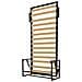 Letto a Scomparsa Morphy Classic - Sistema multifunzionale modulare SizeFlex & TypeFlex, letto a scomparsa salvaspazio ed estensibile con moduli divano (100x200 cm, Verticale) - Foto miniatura 2