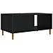 Tavolino da salotto Nero 90 x 50 x 40 cm Legno ingegnerizzato - Foto miniatura 5