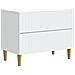 Armadio da Notte Bianco 62 x 34,5 x 48 cm Legno ingegnerizzato - Foto miniatura 1
