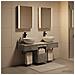 Set di Armadi da Bagno 5 pcs Grigio Cemento 43 x 11,5 x 60,5 cm - Foto miniatura 2