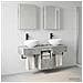 Set di Armadi da Bagno 5 pcs Grigio Cemento 43 x 11,5 x 60,5 cm - Foto miniatura 4
