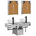 Set di Armadi da Bagno 5 pcs Grigio Cemento 43 x 11,5 x 60,5 cm - Foto miniatura 8