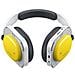 Headphone (a) Auricolare Con cavo e senza cavo A Padiglione MUSICA USB tipo-C Bluetooth Giallo - Foto miniatura 7