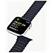 Cinturino (versione Armor) Per Apple Watch Se, Compatibile Con I Modelli 9, 8, 7, 6, 5, 4, 3, 2, 1 (41, 40, 38 Mm), Bracciale Magnetico In Silicone Blu. - Foto miniatura 2