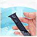 Cinturino (versione Armor) Per Apple Watch Se, Compatibile Con I Modelli 9, 8, 7, 6, 5, 4, 3, 2, 1 (41, 40, 38 Mm), Bracciale Magnetico In Silicone Blu. - Foto miniatura 5