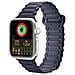 Cinturino (versione Armor) Per Apple Watch Se, Compatibile Con I Modelli 9, 8, 7, 6, 5, 4, 3, 2, 1 (41, 40, 38 Mm), Bracciale Magnetico In Silicone Blu. - Foto miniatura 7