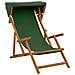 Lettino 4 pcs 3 Posizione Legno di Eucalipto Massello Verde - Foto miniatura 3