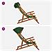 Lettino 4 pcs 3 Posizione Legno di Eucalipto Massello Verde - Foto miniatura 10