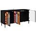 Mobile TV ESSEN 102 x 33 x 51 cm Rovere Nero - Foto miniatura 3