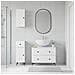 Set di armadietti da bagno in 3 pezzi BREDA Bianco Lucido - Foto miniatura 7