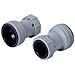 2x Adattatore Per Tubo Da 38mm A 32mm 58236 - Foto miniatura 1