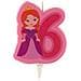 Candelina Di Compleanno Principessa Numero 6 Taglia Unica - Foto miniatura 1