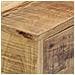 Credenza 88x30x71 Cm Legno Massello Di Mango - Foto miniatura 2